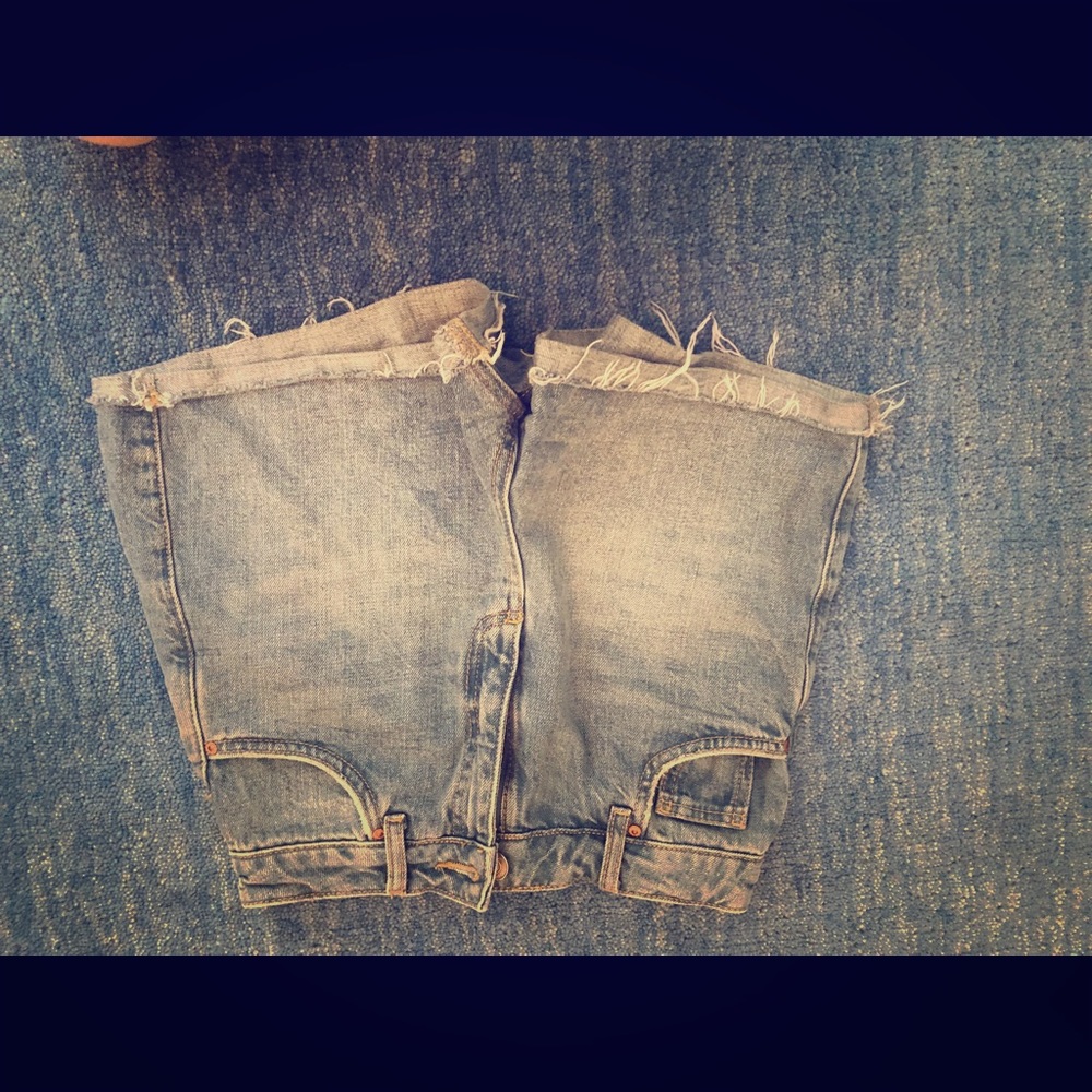 Topshop high waisted shorts